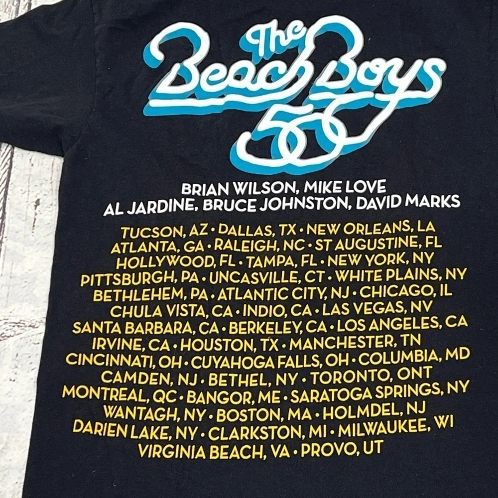 The Beach Boys Rock n' Roll 50th Anniversary Music Concert Tour Tshirt